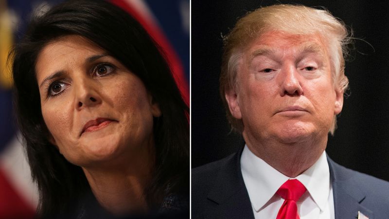 Trump: Nikki Haley Weak On Illegal Immigration | CNN Politics