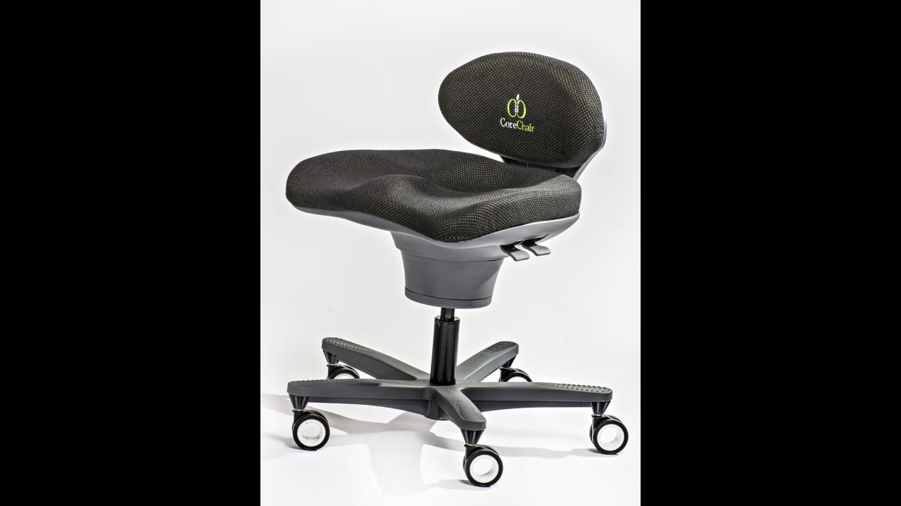 Research by CoreChair suggests its product activates abdominal muscles more than a balance ball. But you can also just lock the chair in position and use it like any other chair. 