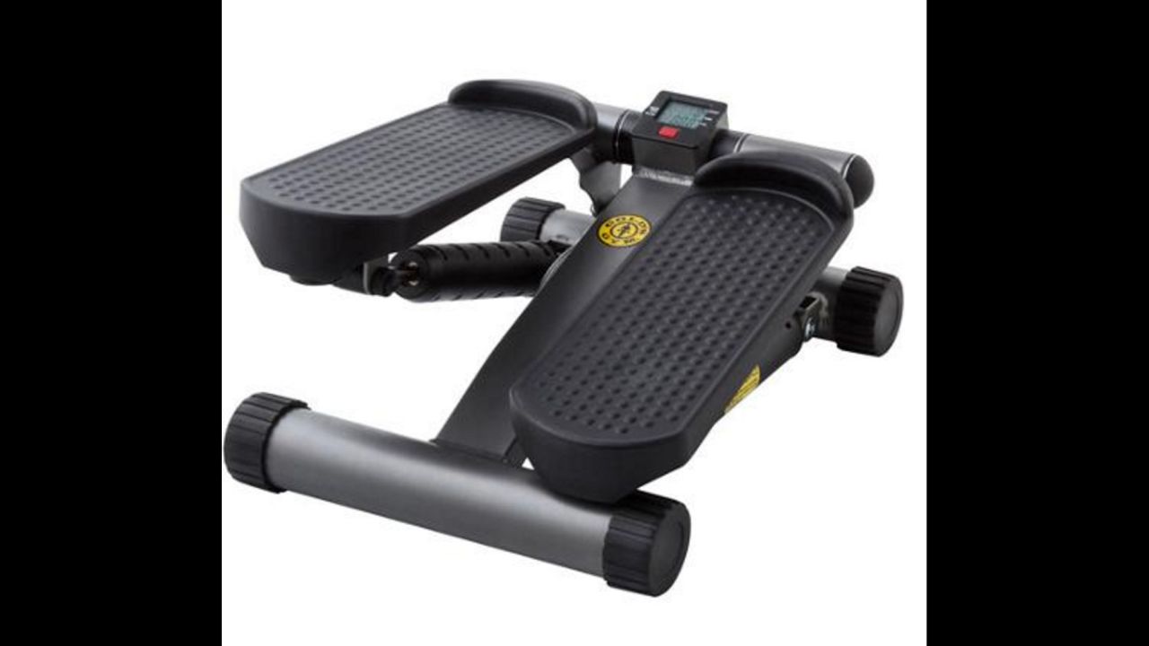 The <a href="http://www.amazon.com/Golds-Gym-40-0041GG-Mini-Stepper/dp/B00IGIRTZ2" target="_blank" target="_blank">Gold's Gym mini stepper</a> gives you the feel of having a moderate workout, according to one user. The stair stepper is not all that different from marching in place.