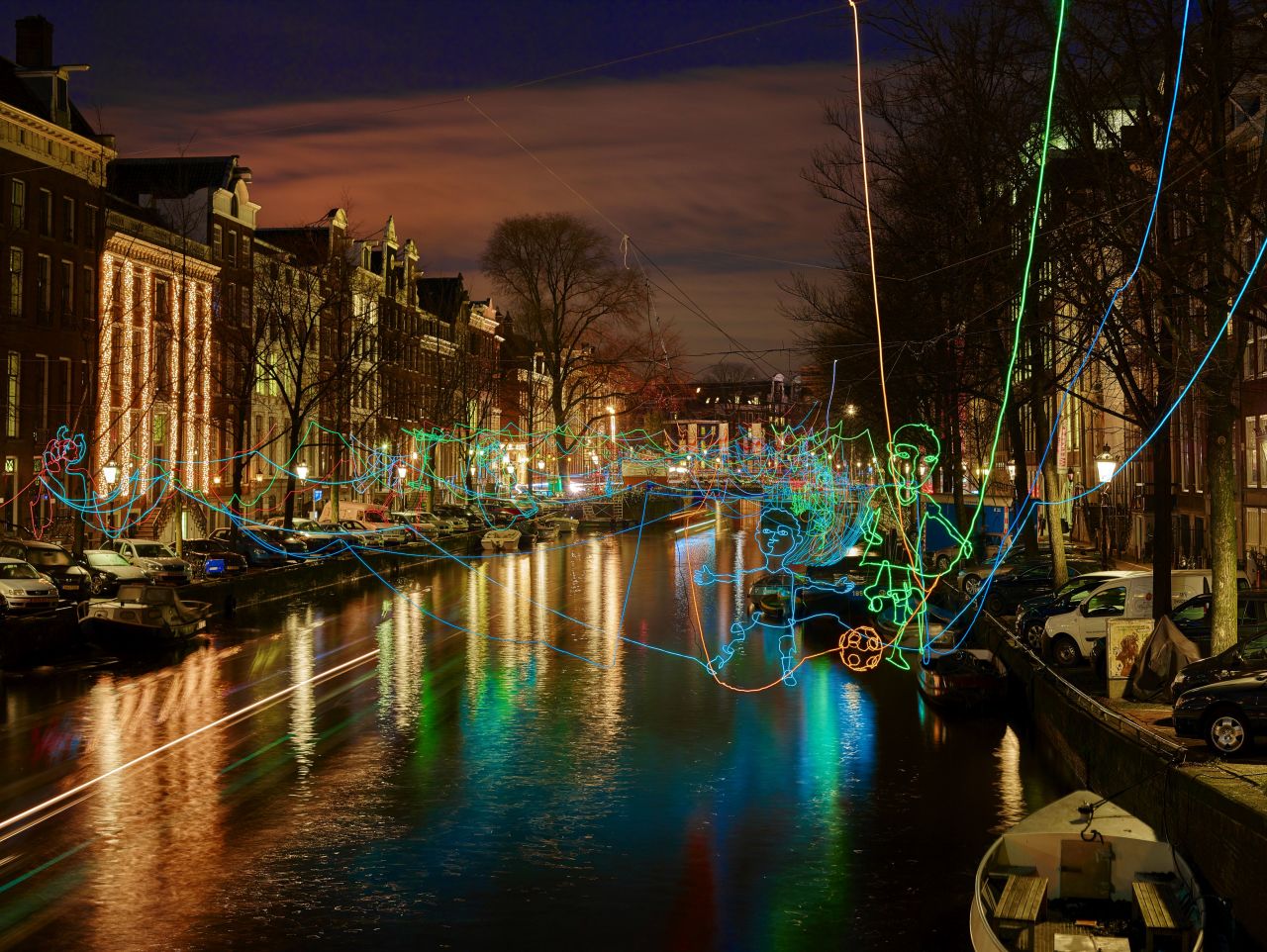 Amsterdam Light Festival is an annual light and arts festival. 