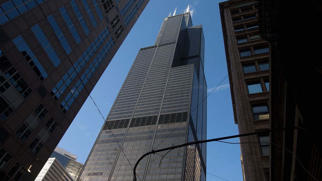 The Willis Tower in Chicago, formerly the Sears Tower and once the tallest building in the world, was designed by Fazlur Rahman Khan.