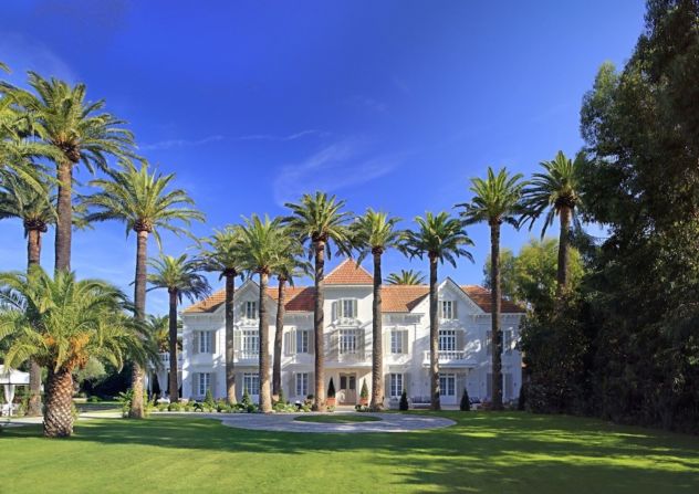 Price: $27,400 a week. Close to the heart of St. Tropez and built in the Belle Epoque style, Chateau St. Tropez is surrounded by 3,750 square meters of landscaped gardens and a manicured lawn. To put that into context -- enough space to accommodate a marquee, stage and 200 guests.