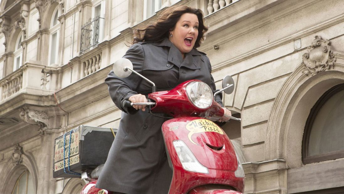 "Spy" earned Melissa McCarthy a nomination for best performance by an actress in a musical or comedy. Also nominated are Jennifer Lawrence ("Joy"), Amy Schumer ("Trainwreck"), Maggie Smith ("The Lady in the Van") and Lily Tomlin ("Grandma").