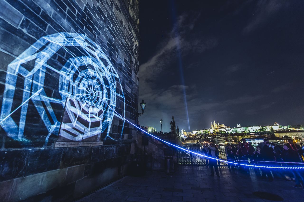 SIGNAL festival is a festival of light that takes place annually in Prague, featuring installations and collaborations with international artists. 