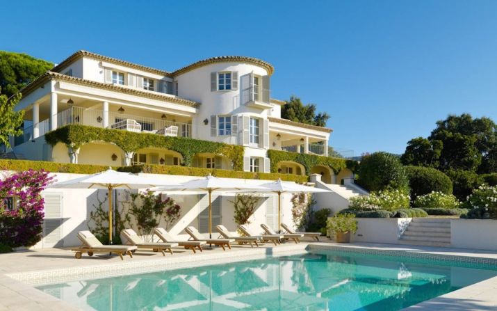 Price: From $32,000/week. Villa Tessillac is a classic French villa offering fantastic views of the Mediterranean in France's posh Cote D'Azur region. It sleeps 16 in eight bedrooms in the main house and guest wing. 