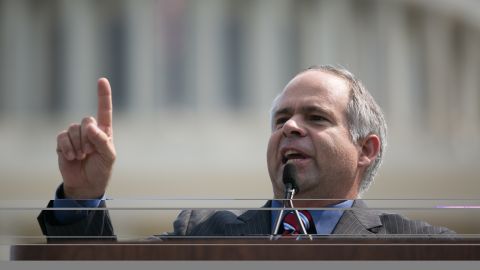 U.S. Rep. Tim Huelskamp (R-KN) speaks during the "Exempt America from Obamacare" rally,  on Capitol Hill, September 10, 2013 in Washington, D.C.