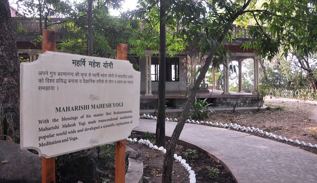 The revamp included cleaning up the floors and walls and repaving the paths in the complex. Here is the bungalow where The Beatles and their friends attended spiritual sessions with the self-styled guru Maharishi Mahesh Yogi. 