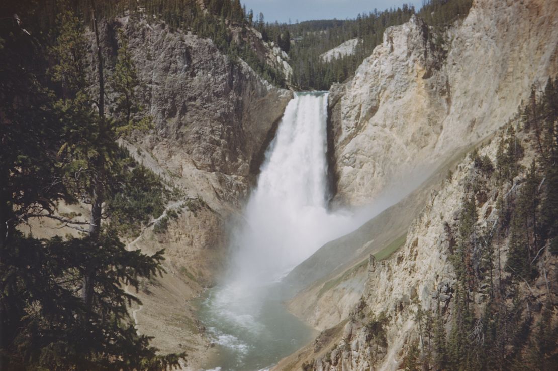 You can go visit Yellowstone Falls, but you'll have to leave before the day is over. No camping yet.
