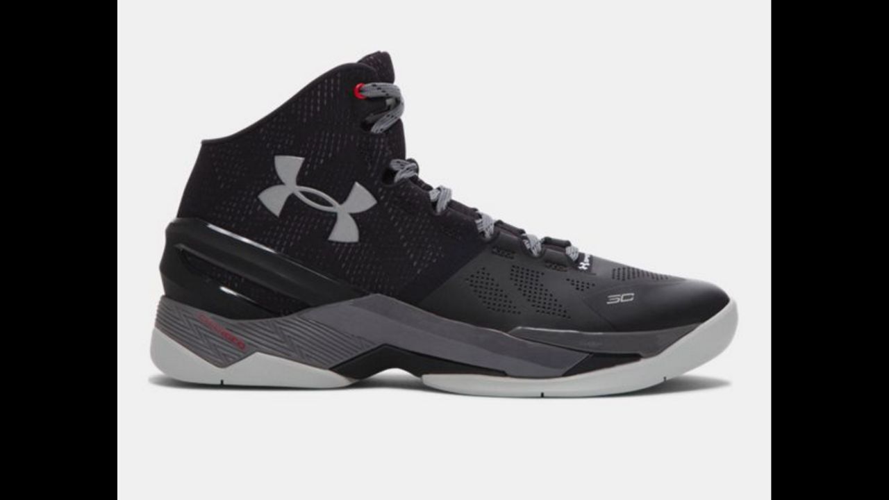 You may not be able to shoot like Stephen Curry, the NBA's reigning MVP, but you can wear his shoes. <a href="https://www.underarmour.com/en-us/currytwo?iid=hero" target="_blank" target="_blank">Under Armour</a> makes them, and they come in a variety of styles and colors.
