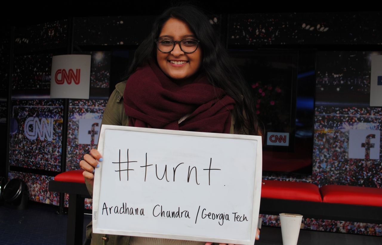 How does Aradhana from Georgia Tech describe this election cycle? "Turnt." 