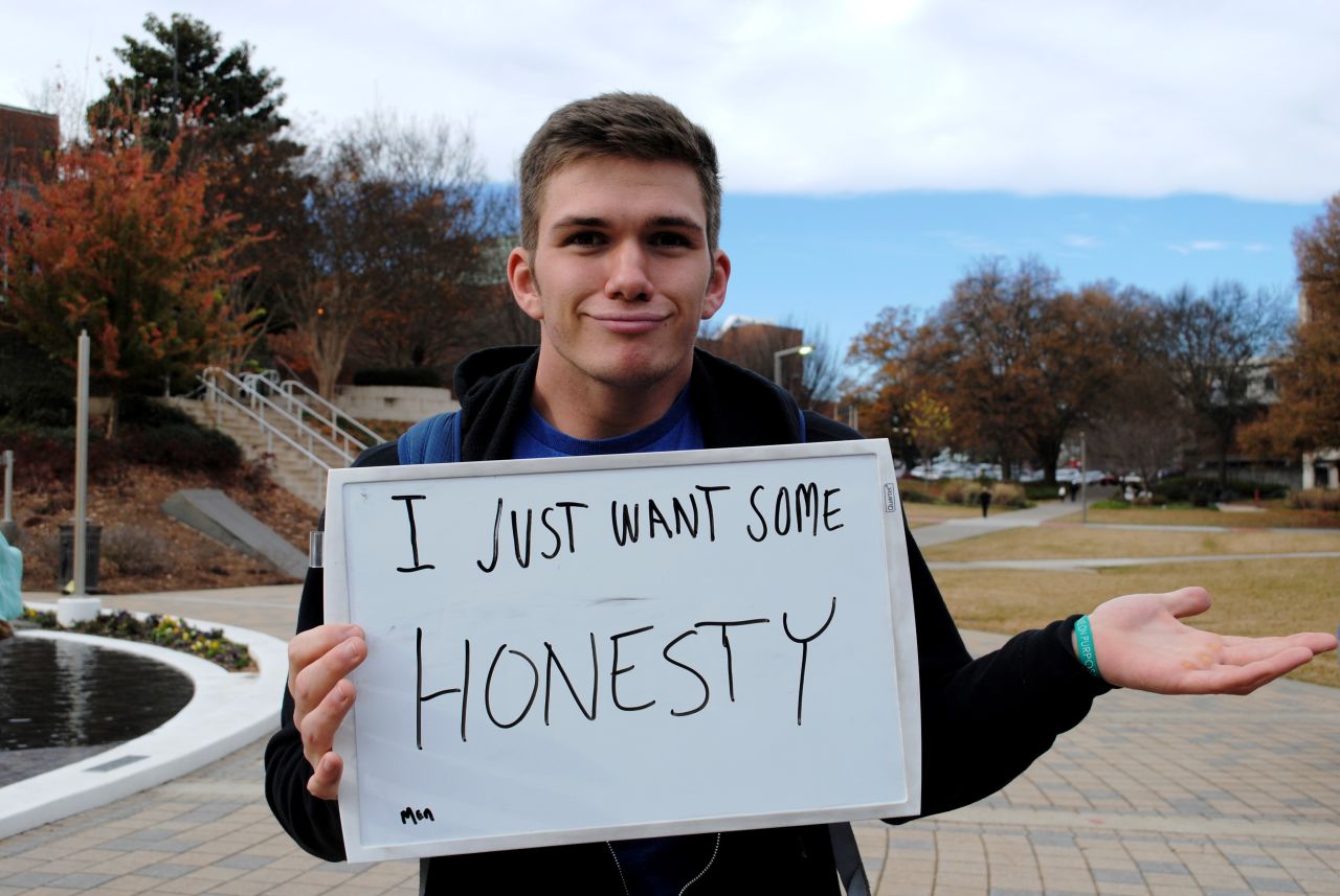 Georgia Tech's Robert Bland just asks for one thing in this election season, "I just want some honesty!" 