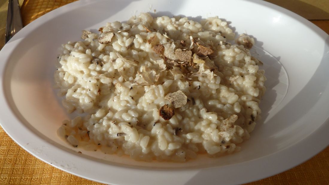 This light and delicately flavored dish was prepared by local volunteers from the San Miniato Truffle Associazione. 