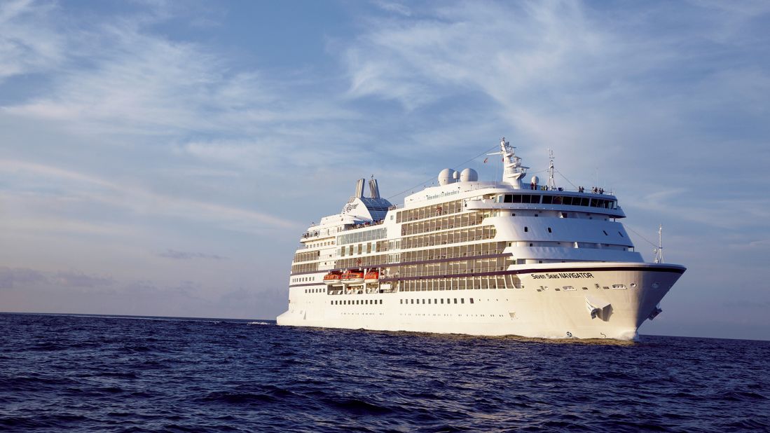 Regent Seven Seas' round-the-world journey lasts 128 days and stops in six continents. Highlights include the Panama Canal, French Polynesia, India and an extensive Mediterranean tour, before finishing with a transatlantic crossing back to Miami. The ship's Master Suite costs $162,000 per person. 