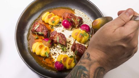 "We saw a huge potential for something different and new in Medellín and were inspired by the opportunity to evolve certain culinary constructs in a city that had been so confined for so long," says co-chef Carmen Angel.