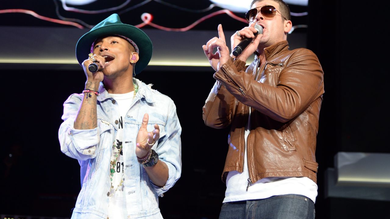 Pharrell Williams and Robin Thicke.