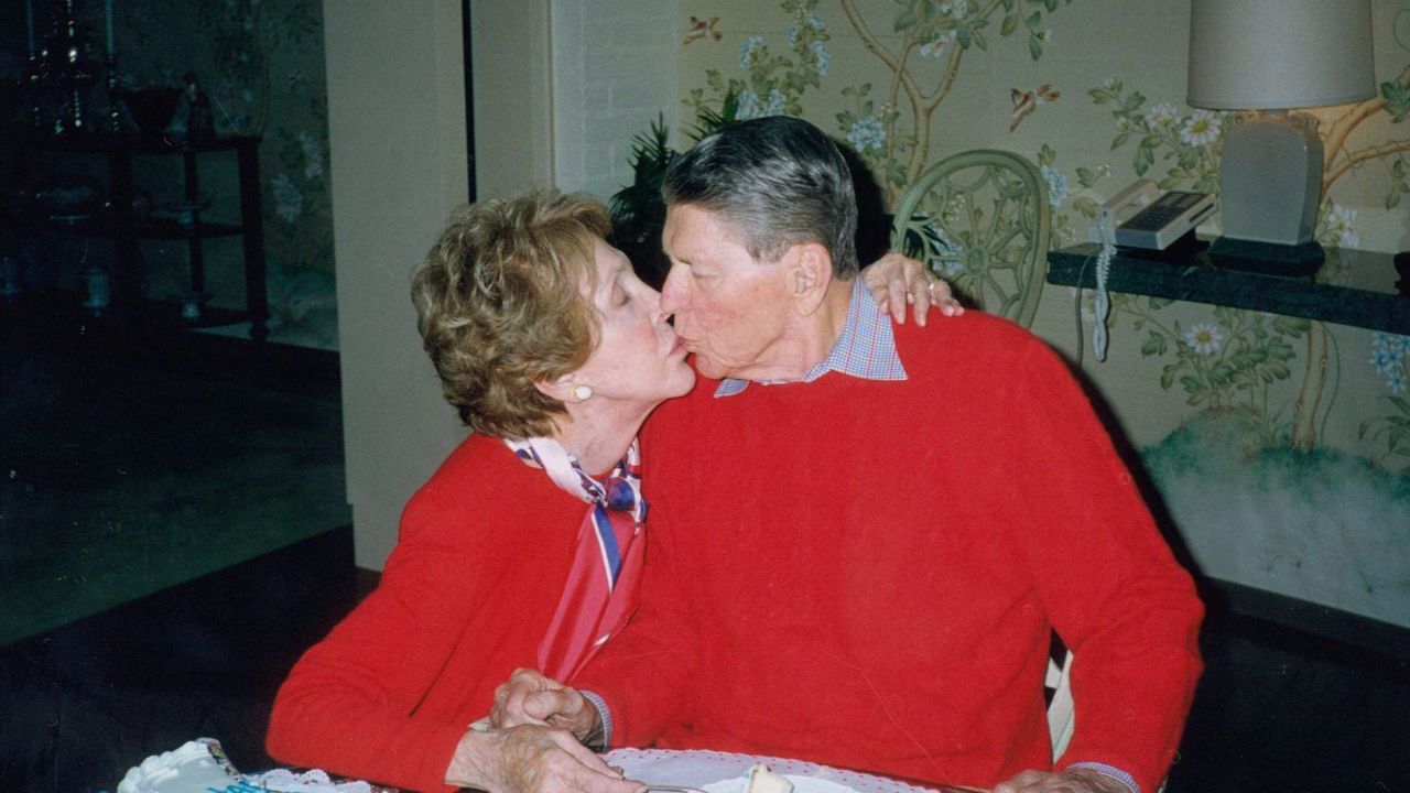 President Ronald Reagan was diagnosed with Alzheimer's after his presidency.