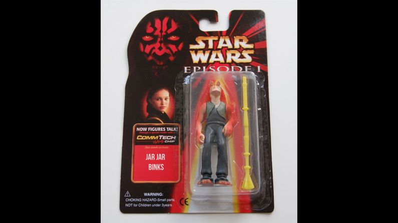 Some things require no translation. Gungan sidekick (and <a href="index.php?page=&url=http%3A%2F%2Fwww.cnn.com%2F2015%2F12%2F08%2Fentertainment%2Fstar-wars-jar-jar-binks-feat%2F">possible Sith Lord</a>) Jar Jar Binks is ... "Jar Jar Binks."