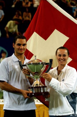 Federer and Hingis will be hoping to do Switzerland proud in the Rio Games next summer.