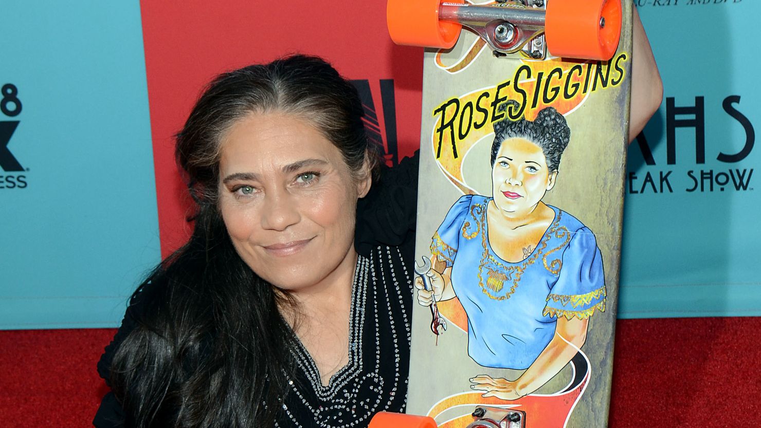 Rose Siggins attends the premiere screening of "American Horror Story: Freak Show" at the TCL Chinese Theatre in Los Angeles.