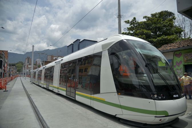 The Tranvia streetcar is expected to come on line in Medellin in 2016.