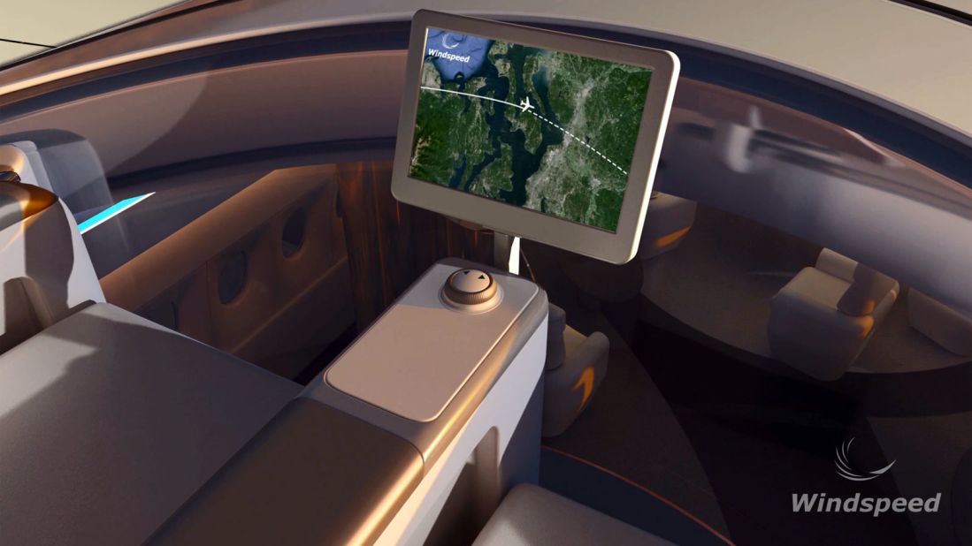 Once in the seats, passengers can use controls to rotate themselves through 360 degrees, potentially giving them better views than the pilot.