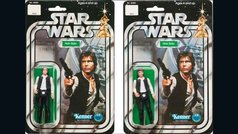 Des figurines de Star Wars pour la première fois à l'enchère chez Sotheby's