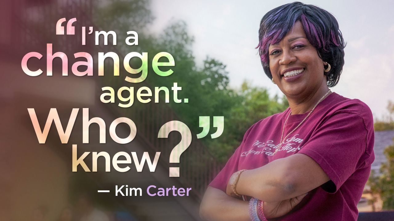 Kim Carter and her nonprofit in San Bernardino, CA, have helped more than 800 homeless women and their children reclaim their lives.