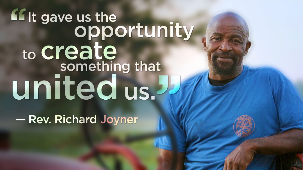 Rev. Richard Joyner is leading his rural North Carolina community to better health by helping young people grow and distribute nearly 50,000 pounds of fresh food a year.