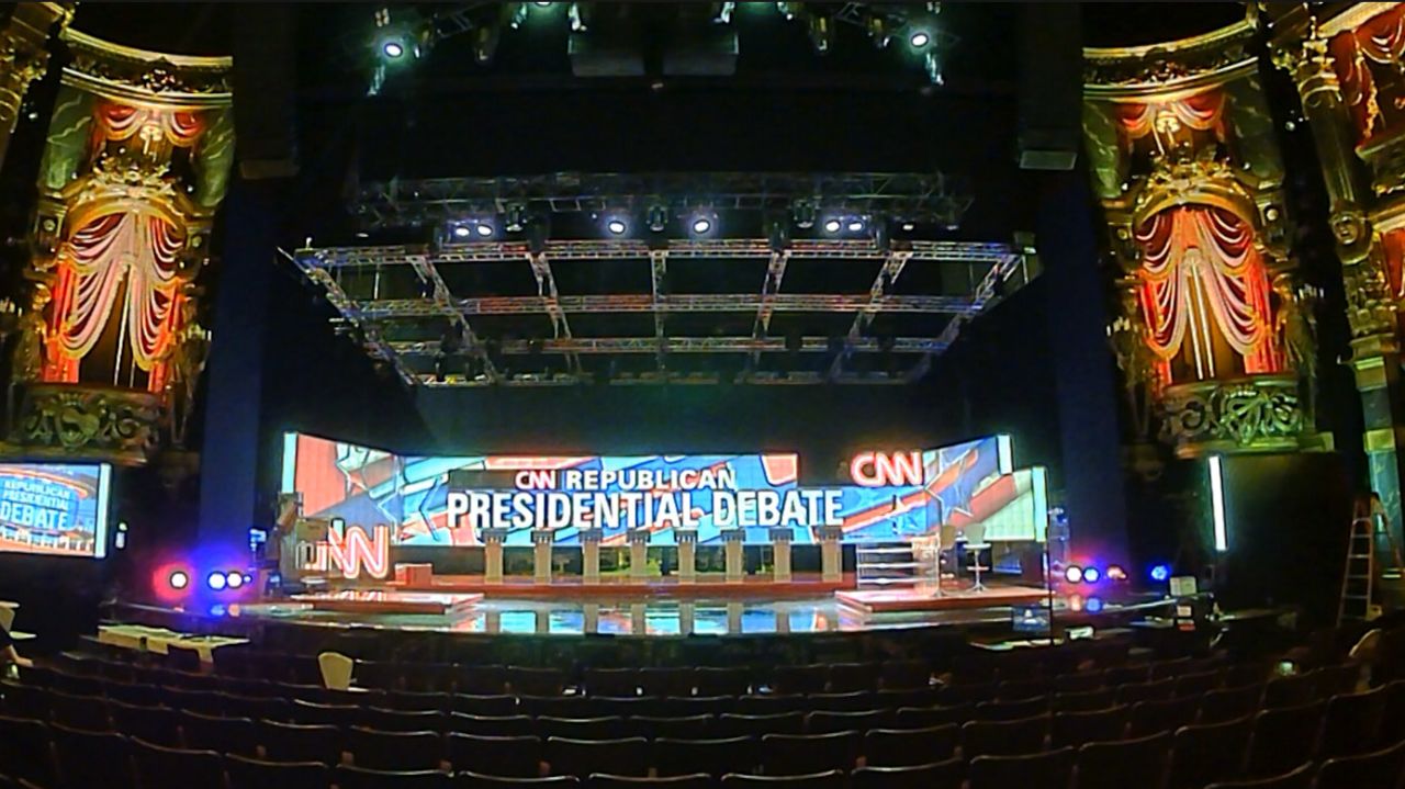 CNN GOP Debate stage Venetian