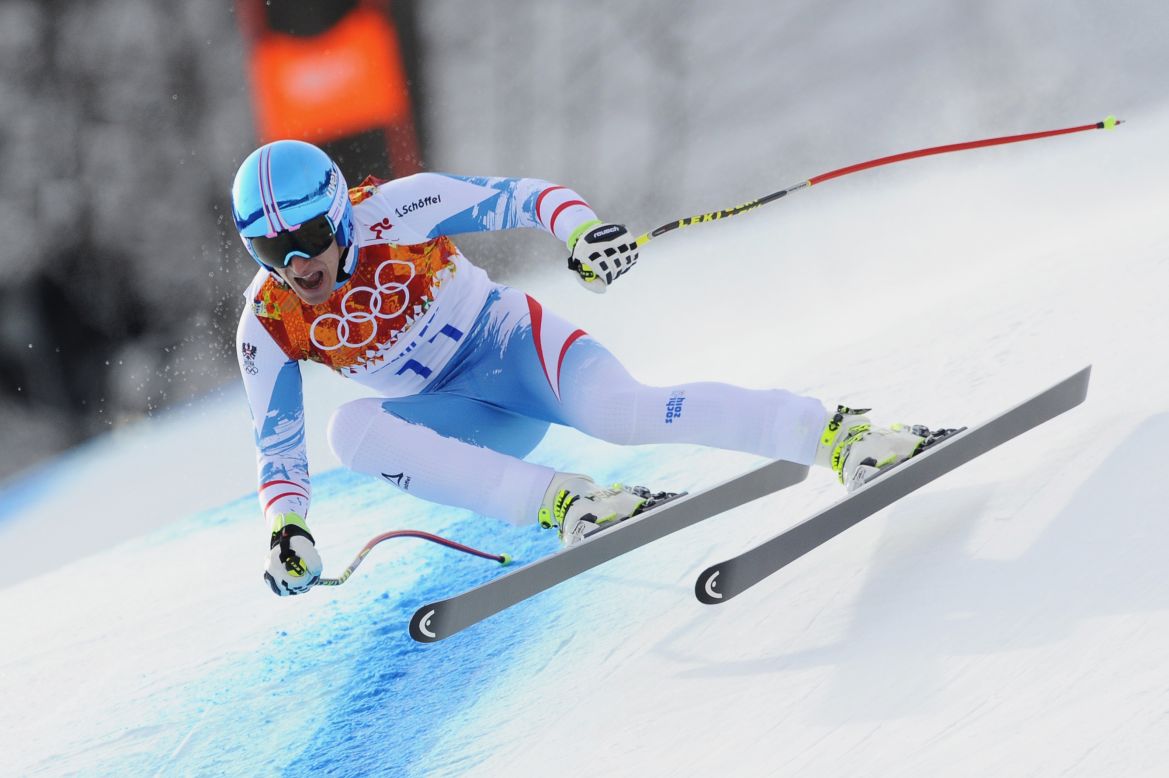 Austria's Matthias Mayer won the downhill gold medal at Sochi.