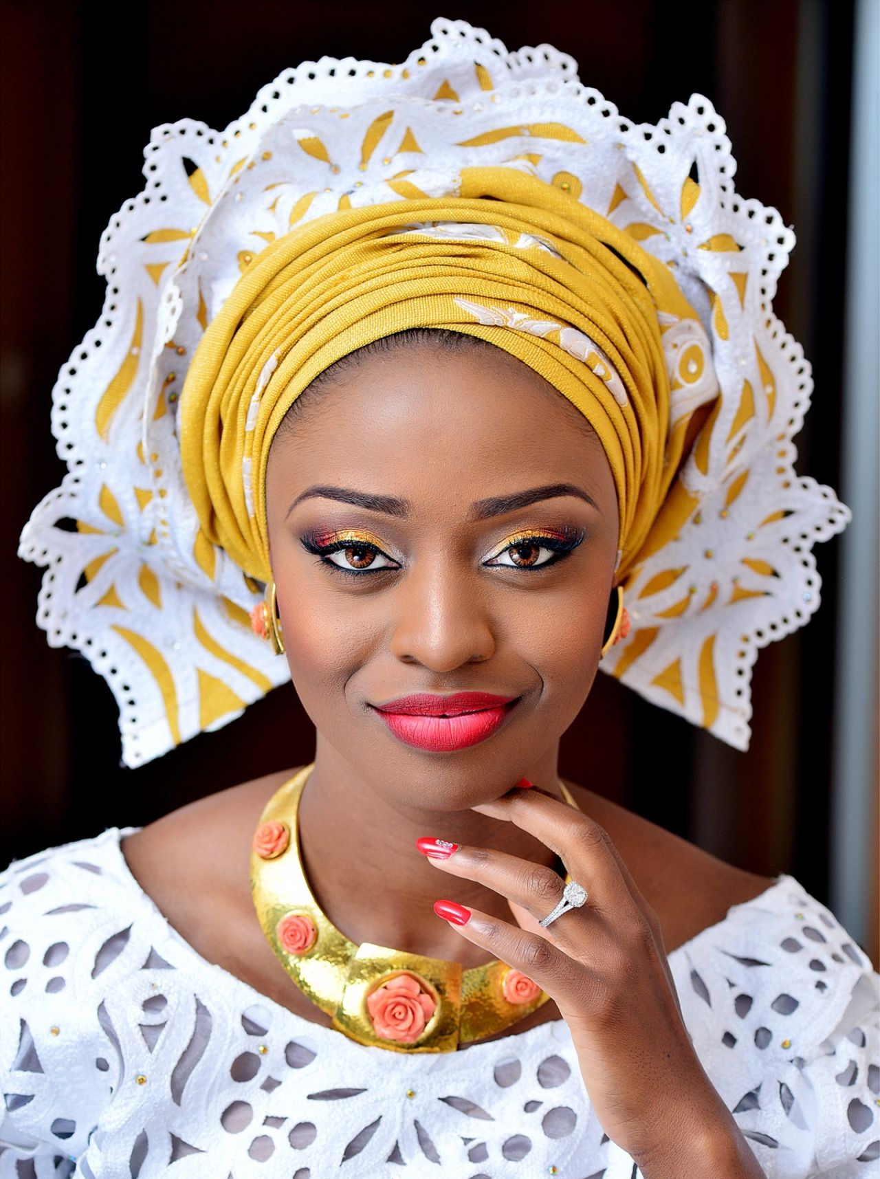 Brides spend hundreds of pounds on makeup artists like Banke to ensure they are picture perfect on their big day.<br />