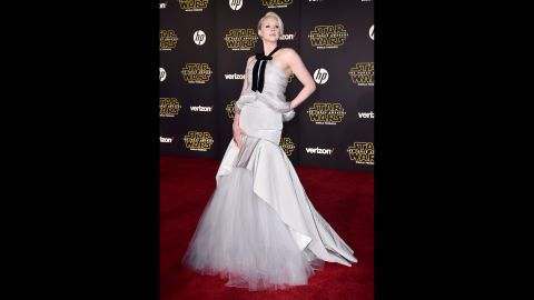 Many fans will recognize Gwendoline Christie as Brienne from "Game of Thrones," but she also stars as Captain Phasma in "Star Wars: The Force Awakens."