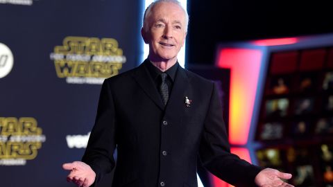British actor Anthony Daniels has climbed into a robot costume to play C-3PO in all seven "Star Wars" movies.