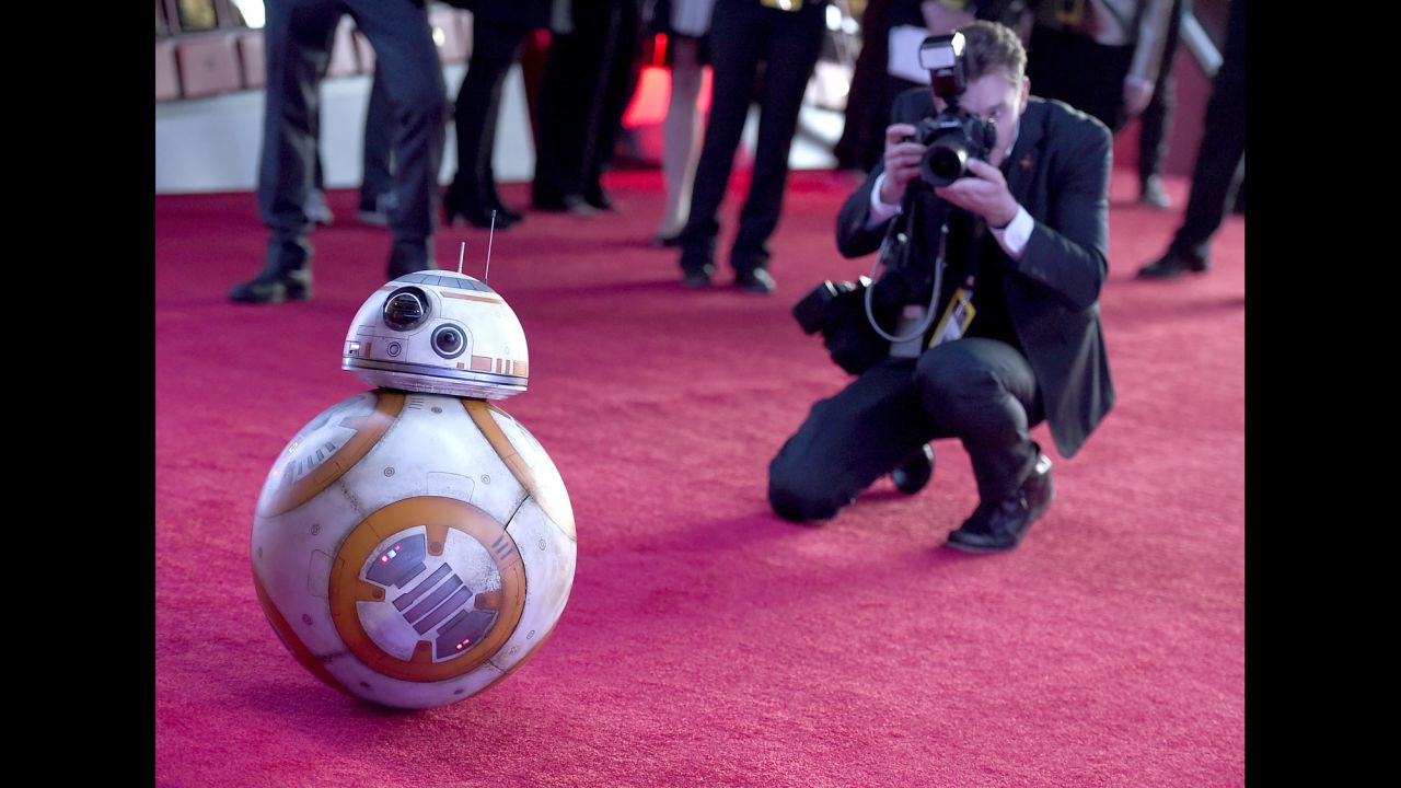 This new droid, BB-8, is already drawing buzz after appearing in the "Star Wars: The Force Awakens" trailers. 