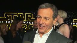 On the red carpet at the "Star Wars" world premiere in Los Angeles, Disney CEO Bob Iger tells CNN why he's so eager for fans to see this film.