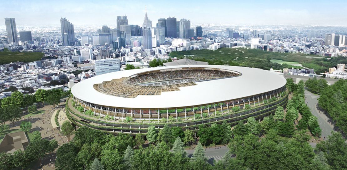 "Design A": a proposed new design for the 2020 Tokyo Olympic Stadium.