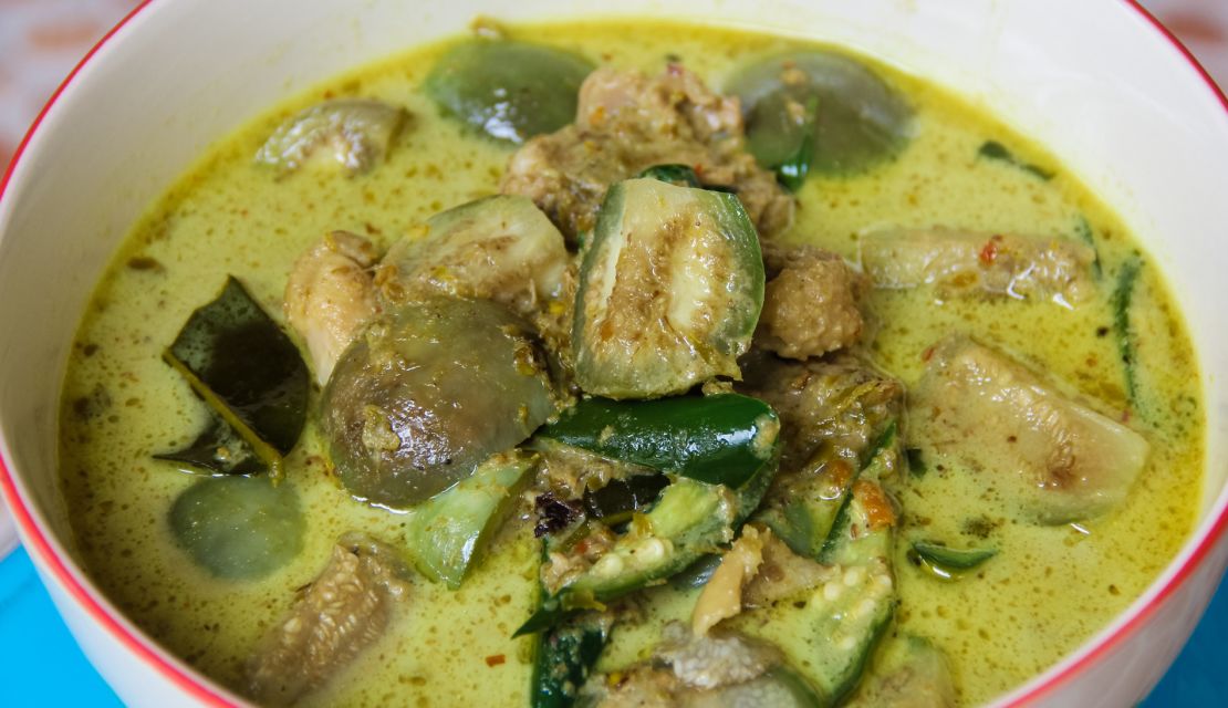 Thailand's curry dishes often include coconut milk.