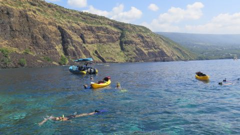 Kealakekua Bay: Weird though it may be to think, Captain James Cook was killed in a pretty beautiful spot.