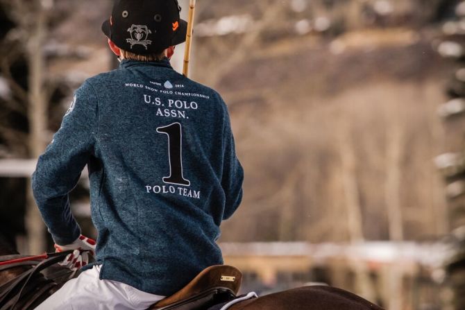 Organizers say the Aspen event, which runs from Thursday to Saturday, is the only snow polo tournament in the U.S.