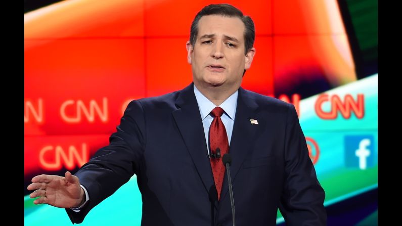Cruz, the junior U.S. senator from Texas, has been gaining in the polls recently. "We need a President who understands the first obligation of the commander-in-chief is to keep America safe," he said in his opening remarks. "If I am elected President, we will hunt down and kill the terrorists. We will utterly destroy ISIS."