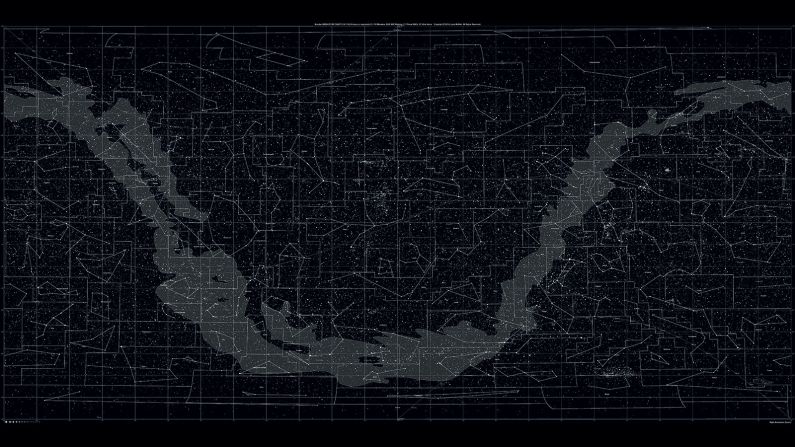 A map of the heavens is always a view into the past but also a view into ourselves. This chart is one of the more profound instances where we get deep insight into what has been called the fourth dimension of cartography....that which exists in the mind of the cartographer themselves. I look at this map as more of a battle which one man has decided to wage with infinity and one that shows the visionary power of the cartographic form. Although the mapmaker Larry McNish, only shows 119,616 celestial objects, out of the millions that are out there, the chart is enough to give you feeling for the vastness of space and for how difficult it is to comprehend. In that sense it really fulfills its purpose and gives us a feel for how small we are and how little we understand about the wider universe. Like all cartography it has to abstract from reality and leave some things out in order for the viewer to understand it.