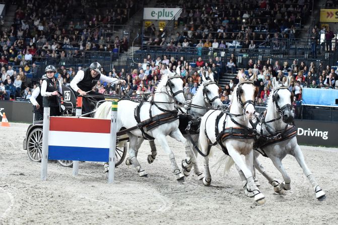 IJsbrand Chardon is a 26-time Dutch champion and has won numerous titles in both dressage and carriage driving.