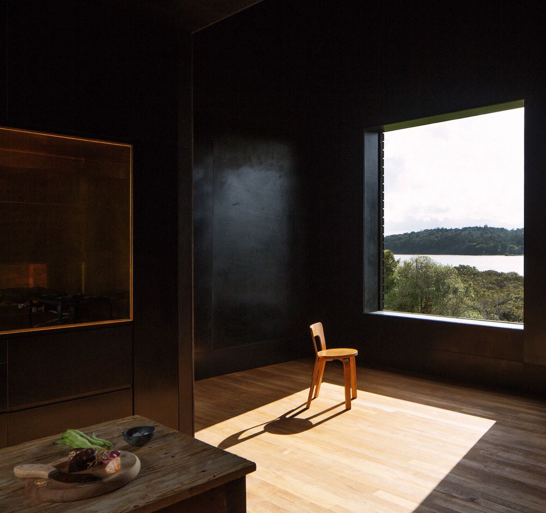 View from a cabin retreat in Kaiwaka Harbour, New Zealand