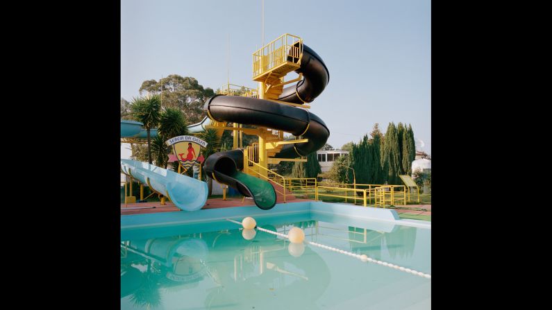 This miniature water park was built in Ancora, Portugal, inside a campsite near the border with Spain.