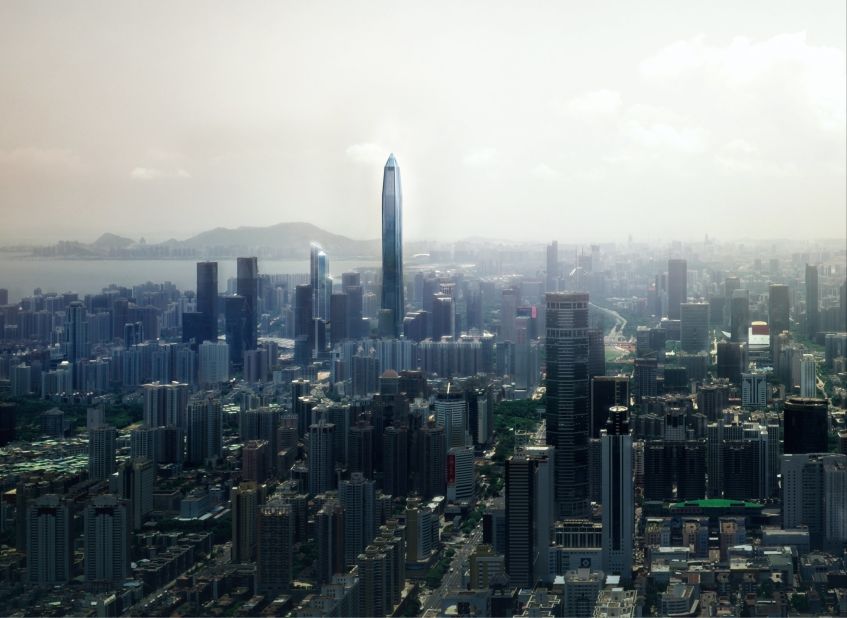 When it opens, the 100-floor <a href="http://www.kpf.com/" target="_blank" target="_blank">Kohn Pedersen Fox Associates</a>-designed Ping An Financial Center will be Shenzhen's tallest structure to date, and the fourth tallest building in the world. Impressively, the building has also been LEED gold pre-certified, a high certification of green architecture.