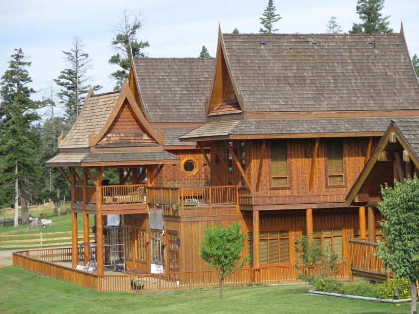 Yep, that's a traditional baan Thai (Thai house) smack dab in the middle of the Canadian wilderness. The structure was built by one of Thailand's top traditional architects at the behest of Echo Valley's Canadian-Thai couple owners. Thai massage, yoga and cuisine are available at this unique resort.