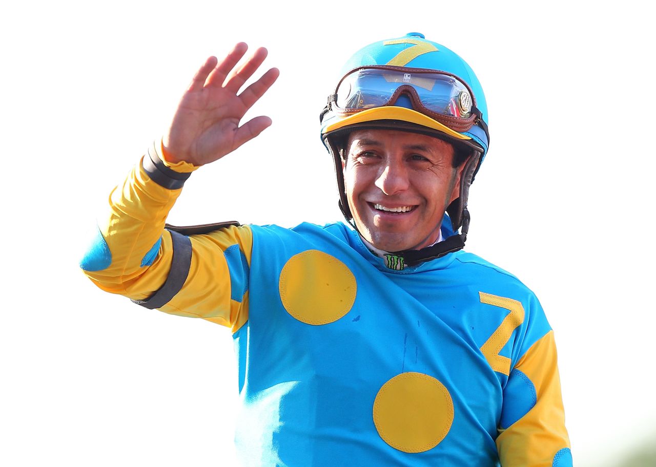 "The biggest challenge out of the three was the Kentucky Derby," Espinoza explains. "After that, you don't know how excited I was because I knew I had a Triple Crown winner. I mean, a lot of things can go wrong, but a lot of things can go right!" They did. 