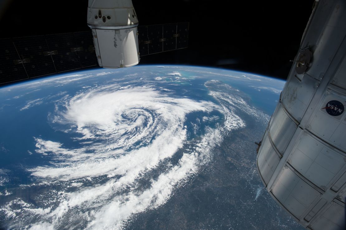 Astronaut Scott Kelly captured this photo, from the International Space Station, of Tropical Storm Anna off the southeastern coast of the United States on May 8, 2015.