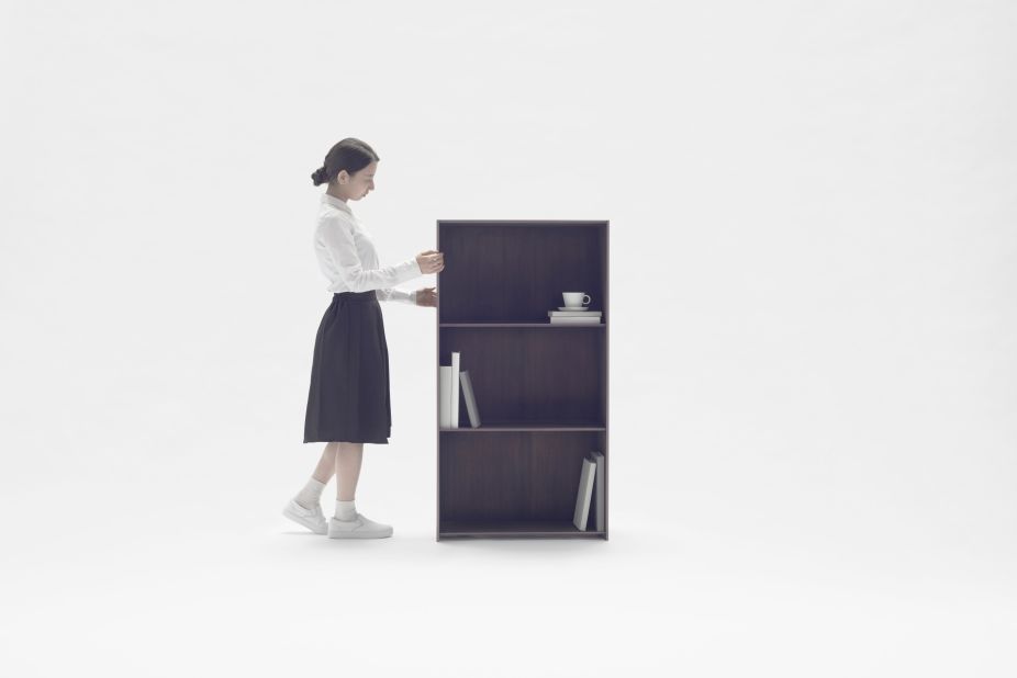 In September, Nendo revealed the Nest Shelf, a storage unit with minimal design. 