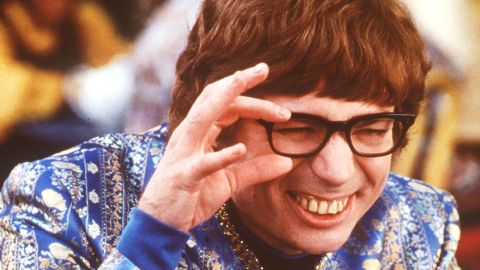 Mike Myers shows off his winning smile in the 1999 film "Austin Powers: The Spy Who Shagged Me." 